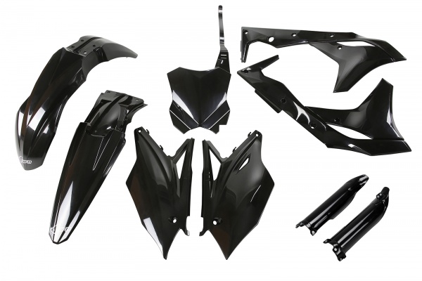 Full Plastic Kit black for Kawasaki KX 250 F (2018-20)